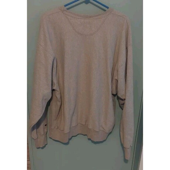 ! Vintage Champion Embroidered DOVE Premium Reverse Weave  XL Sweatshirt Grey - Picture 2 of 7